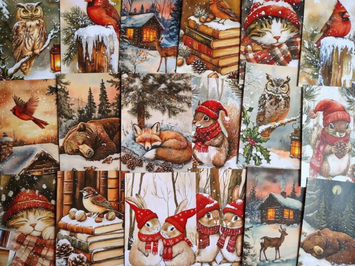 Snow forest paper - Image 6