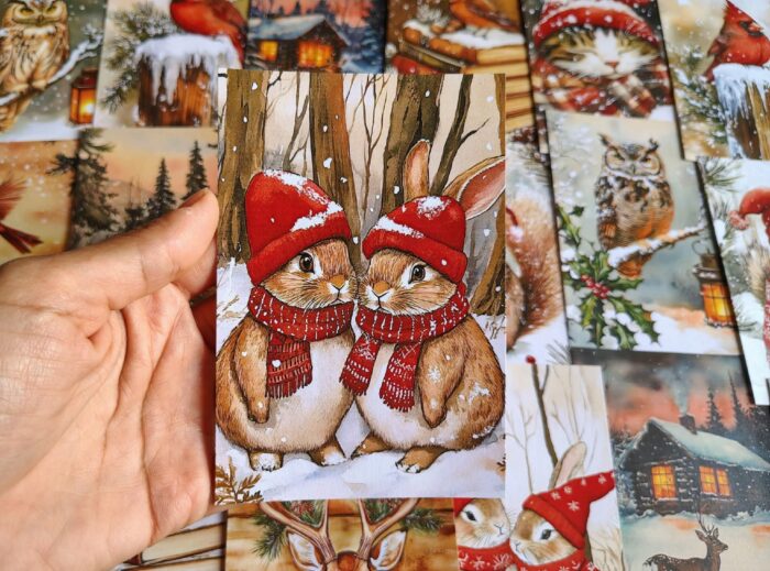 Snow forest paper - Image 4