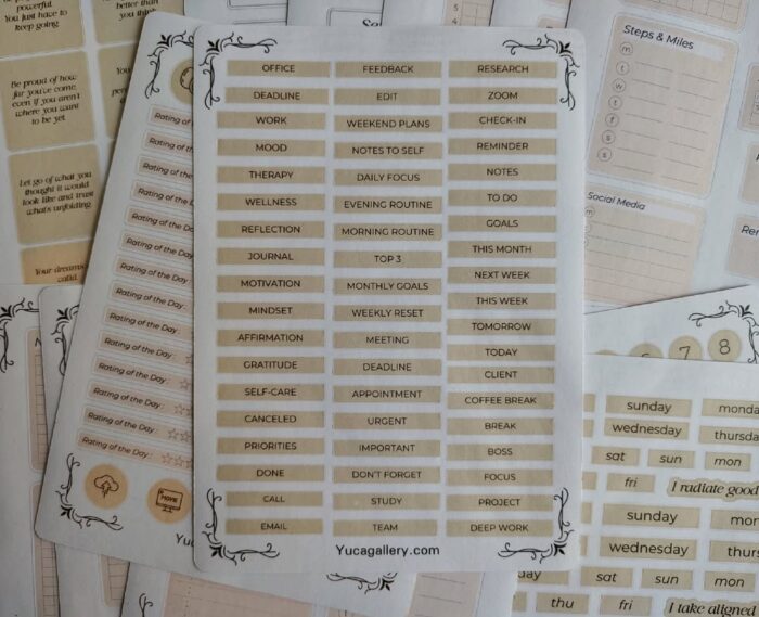 Planner Sticker Sheets - Image 7