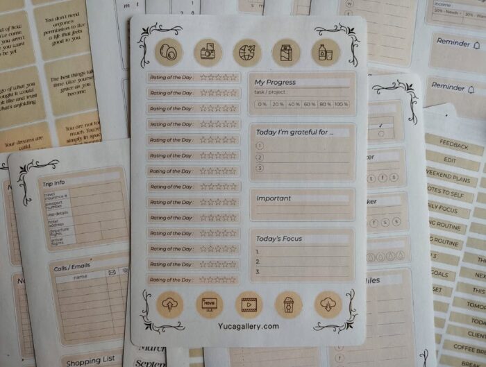 Planner Sticker Sheets - Image 3