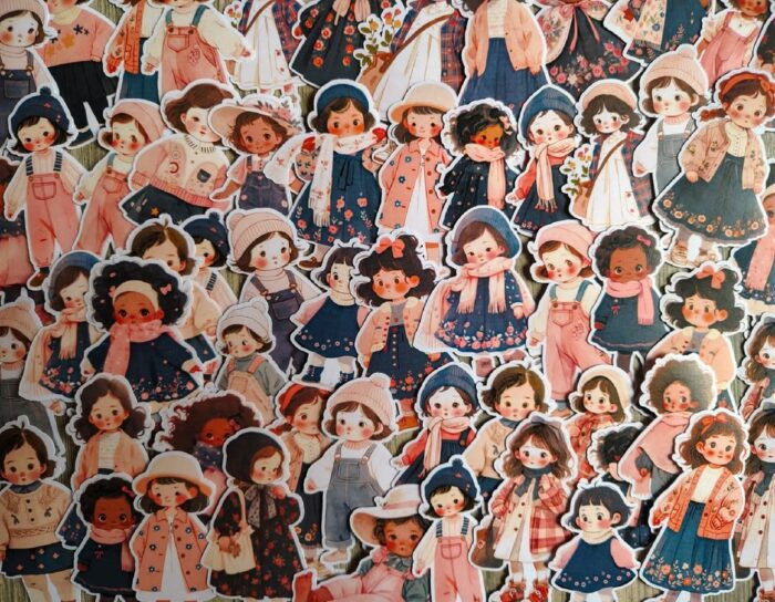 Winter little girls - Image 3