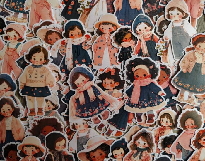 Winter little girls - Image 6