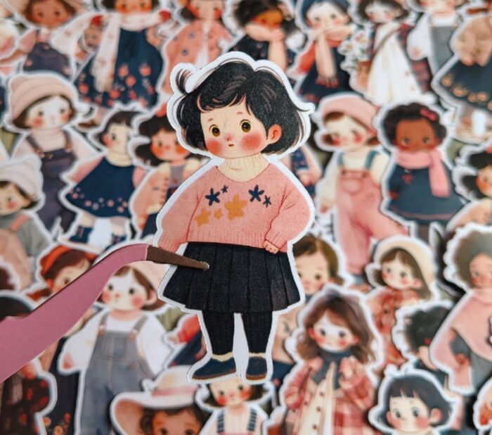 Winter little girls - Image 4