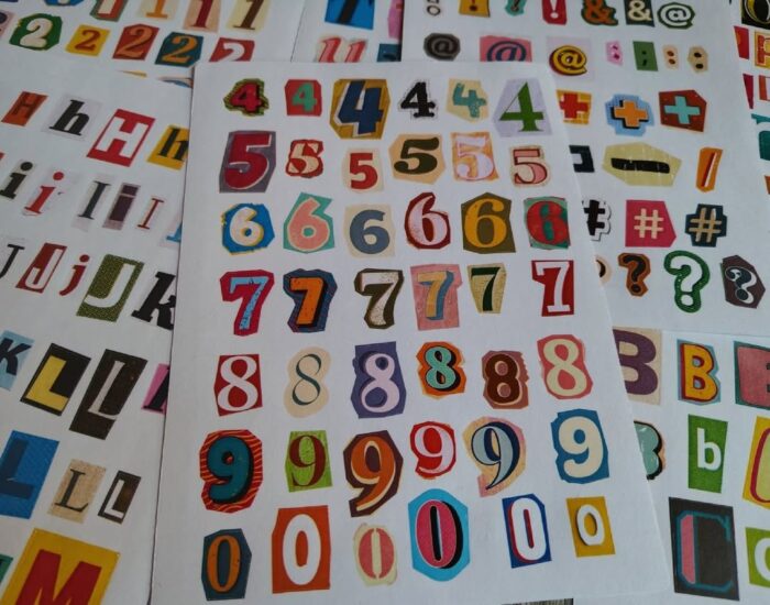 Ransom alphabet letters & numbers - Image 5
