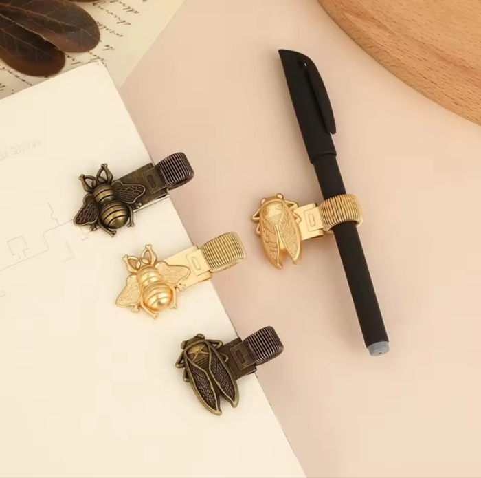 Metal pen clip (Bee) - Image 2