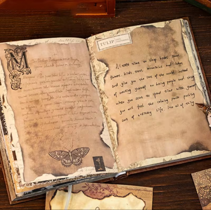 Vintage printed notebook - Image 6