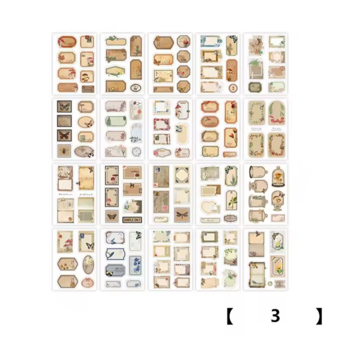 vintage clear sticker book - Image 5