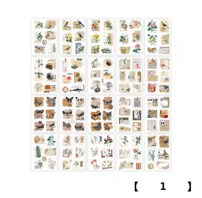 vintage clear sticker book - Image 6