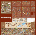 Building stickers (cafe theme) - Image 6