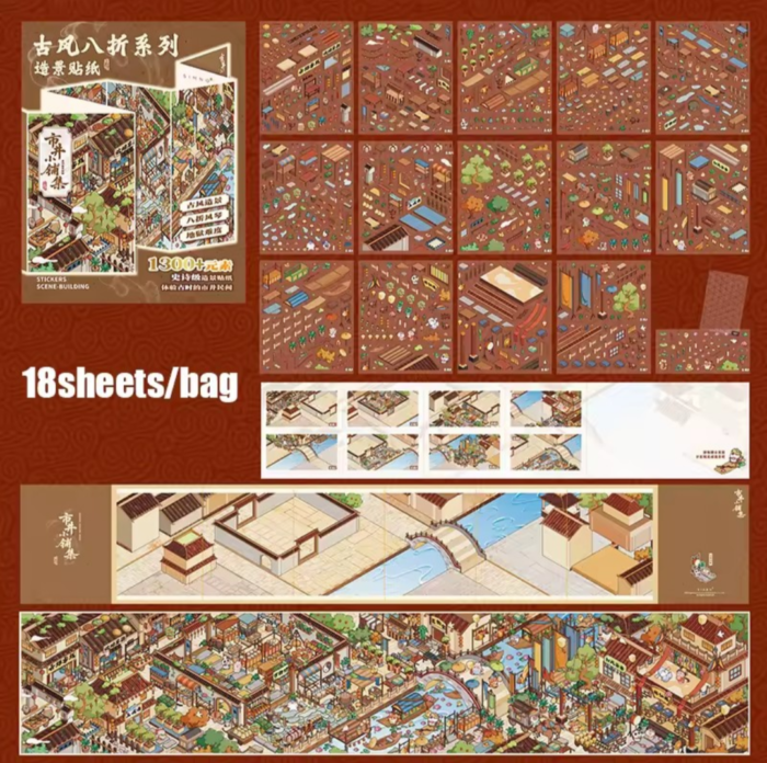 Building stickers (cafe theme) - Image 6