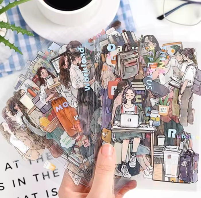 Girly sticker book (clear) - Image 3