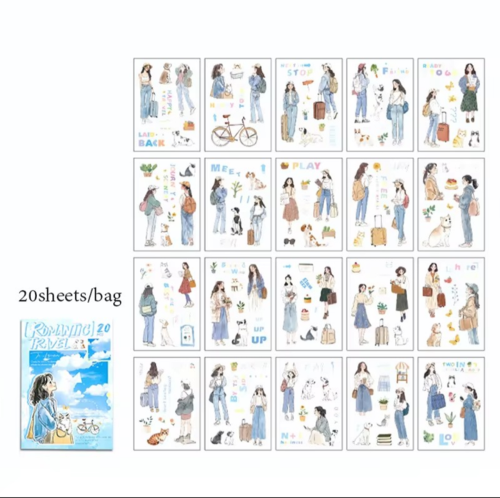 Girly sticker book (clear) - Image 5