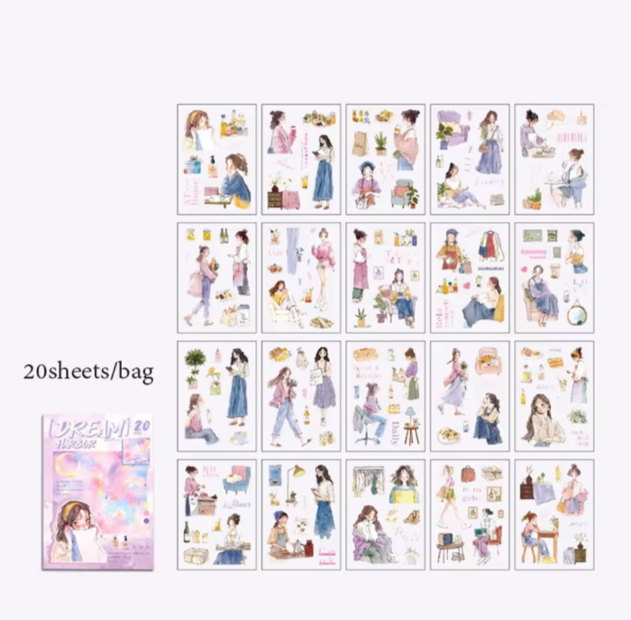 Girly sticker book (clear) - Image 4