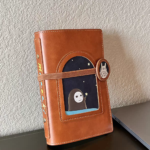 leather beautiful notebook binder