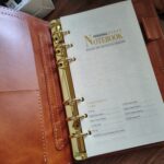 leather beautiful notebook binder - Image 9