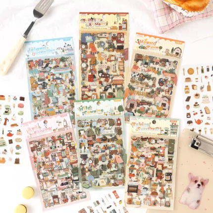 Clear sticker sheets