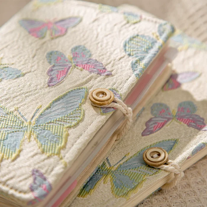 Fabric Cover A5/A6 Loose-Leaf Notebook - Image 2