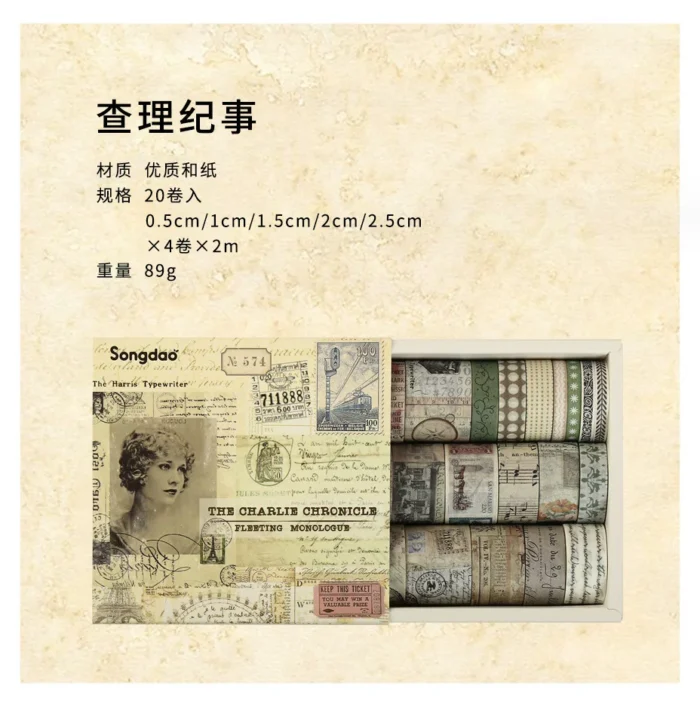 Retro-style washi tape - Image 5