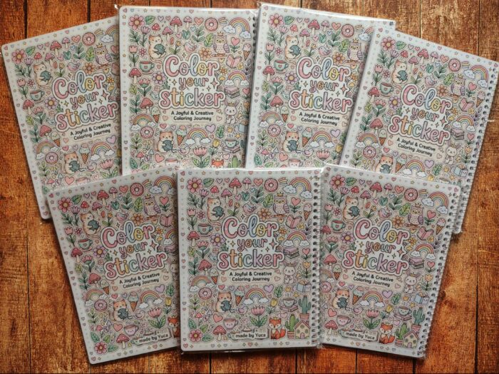 Sticker Coloring Book  “Make Your Own Stickers” - Image 2