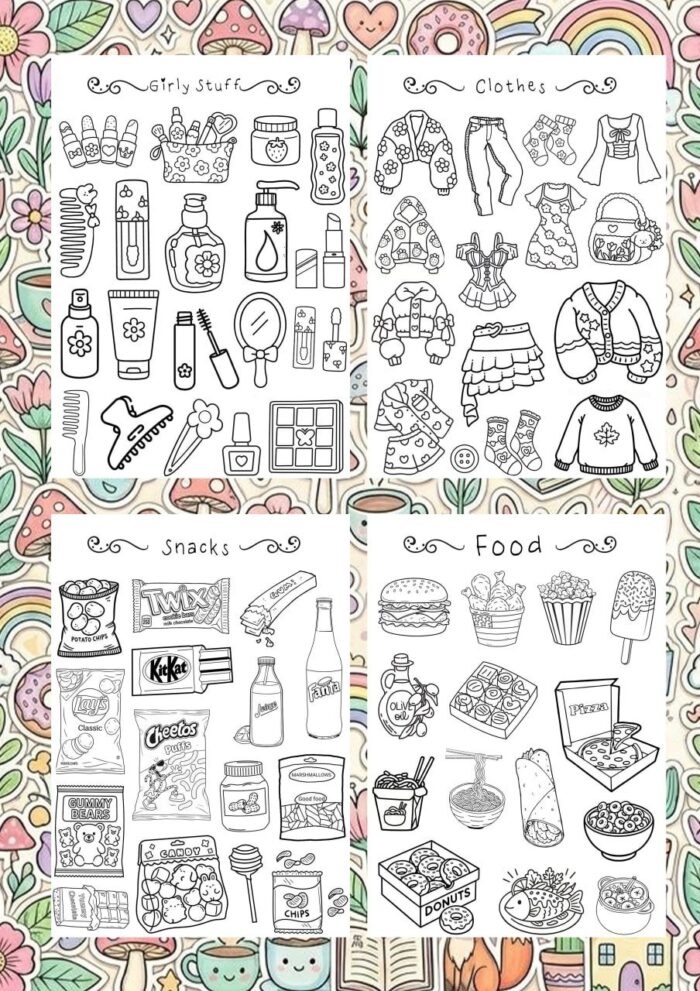 Sticker Coloring Book  “Make Your Own Stickers” - Image 10