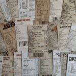 Cafe receipts