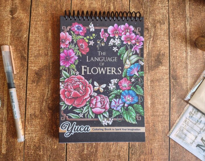The language of flowers coloring book - Image 2