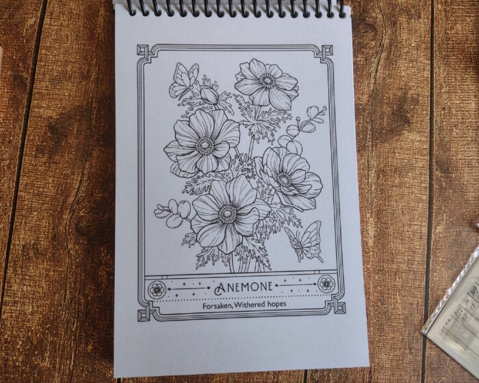 The language of flowers coloring book - Image 5