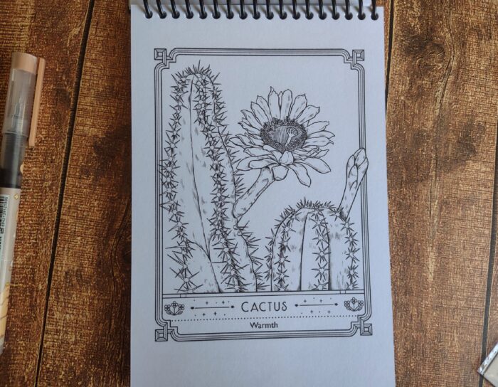 The language of flowers coloring book - Image 4