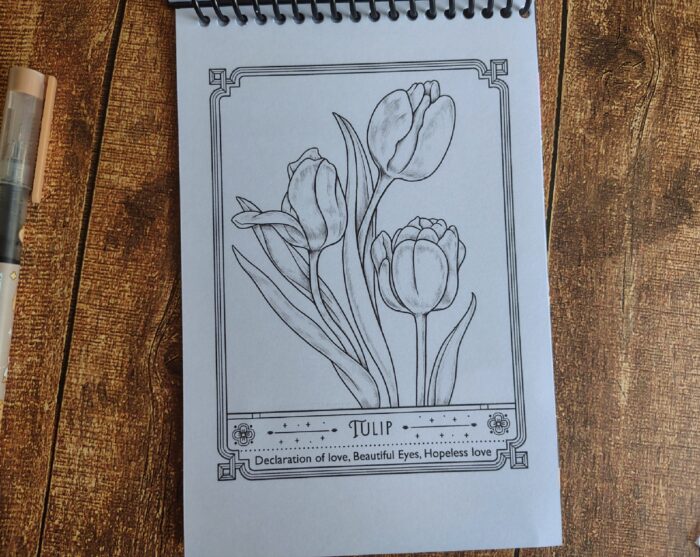 The language of flowers coloring book - Image 9