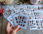 mini coffee stickers sheets - Image 4