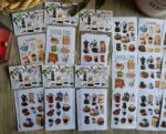 mini coffee stickers sheets - Image 2