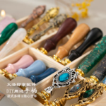 Sealing wax handles