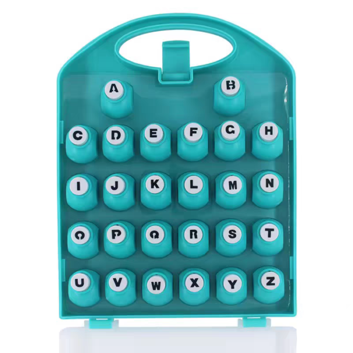 26-Piece Alphabet Capital Letter Punch Set - Image 2