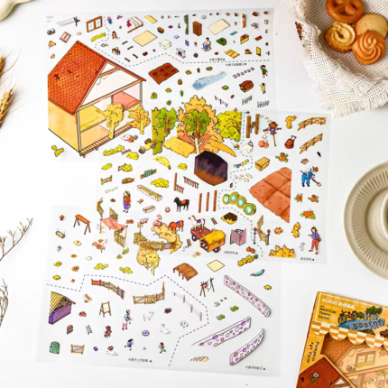 DIY 3D Scene Sticker Kit