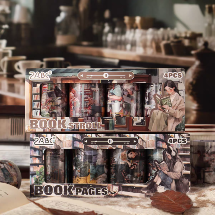 Washi Tape Set - Aroma of Books