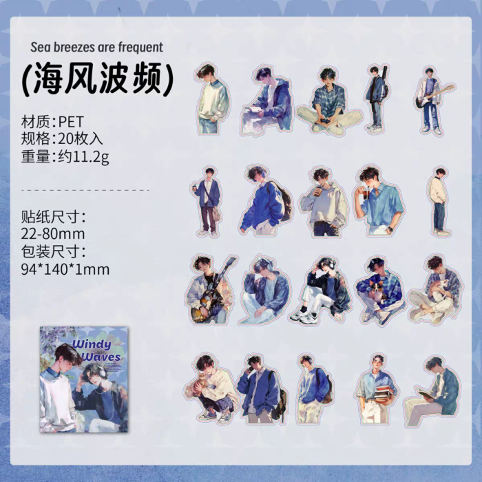20pcs Anime Boy - Image 3