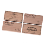 70pcs Alphabet wooden stamp box
