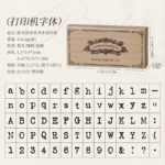 70pcs Alphabet wooden stamp box - Image 2