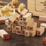 Vintage Wooden Stamp box - Image 2