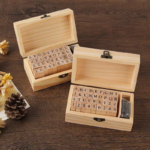Vintage Wooden Stamp box - Image 5