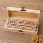 Vintage Wooden Stamp box