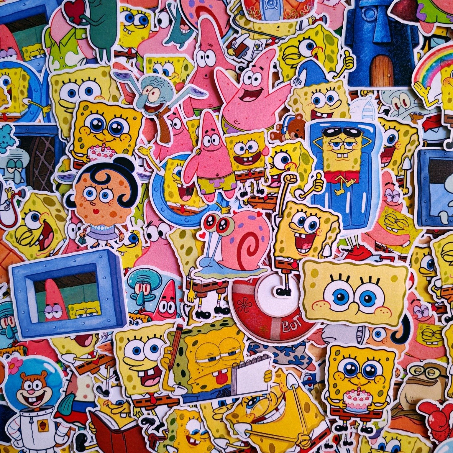 2026/07/47552.jpg Sponge Bob stickers - Image 1