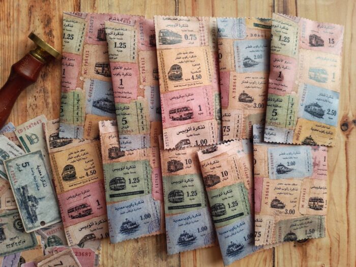 Egyptian old tickets - Image 2