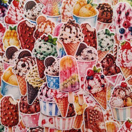 Ice cream stickers