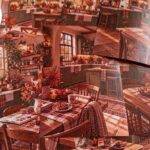 Warm kitchen sticker paper