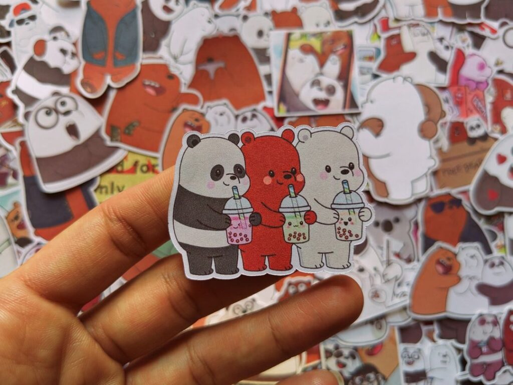 We bare bears stickers - Yuca Gallery